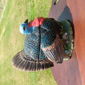 Vintage Nature's WindowTM Turkey Cooke Jar